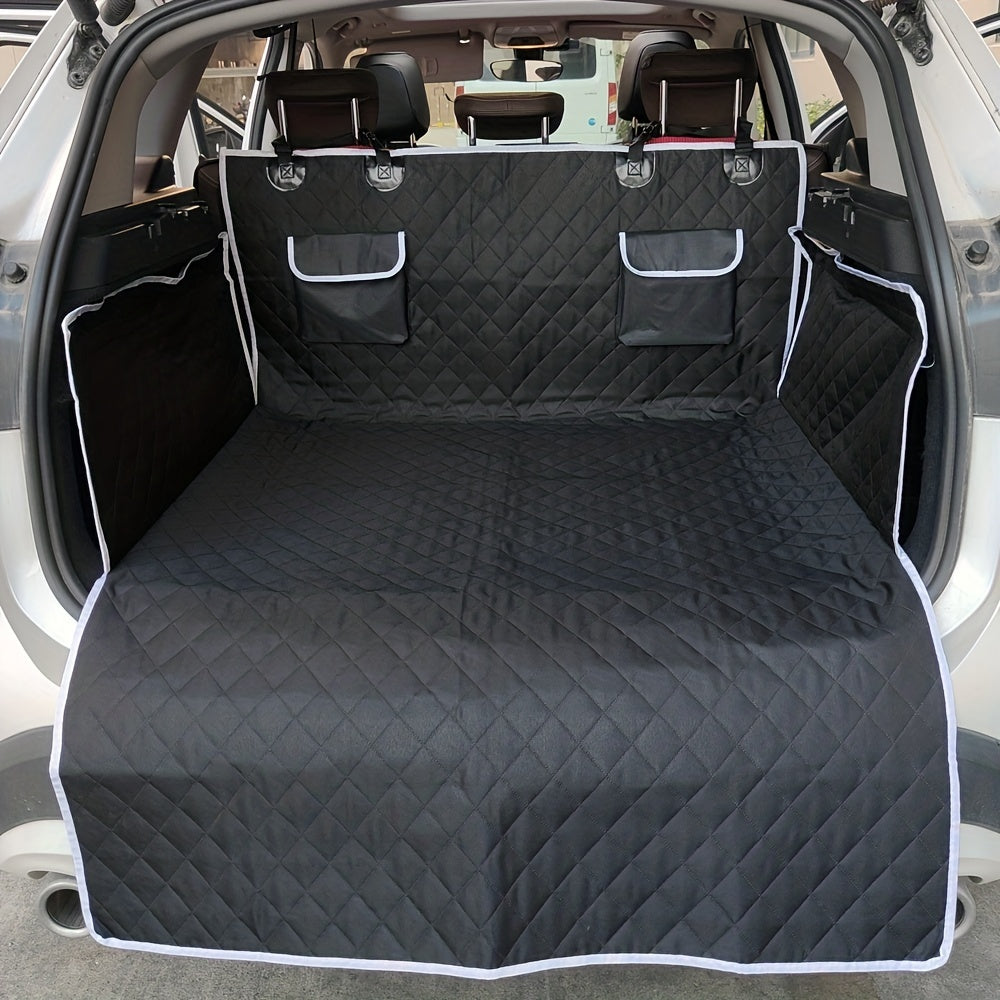 Non-Slip Waterproof Car Trunk Mat, 1Pc Pet Cargo Liner with Storage Bag, Anti-Dirty Vehicle Trunk Protector Pad