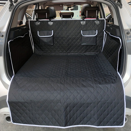 Non-Slip Waterproof Car Trunk Mat, 1Pc Pet Cargo Liner with Storage Bag, Anti-Dirty Vehicle Trunk Protector Pad