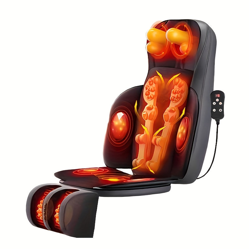 Deep Tissue Massage Pad Plug-in Cushion for Neck, Back, Waist & Calf – Ideal for Home & Office Use (No Converter Included)