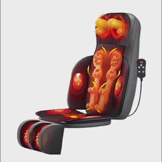 Deep Tissue Massage Pad Plug-in Cushion for Neck, Back, Waist & Calf – Ideal for Home & Office Use (No Converter Included)